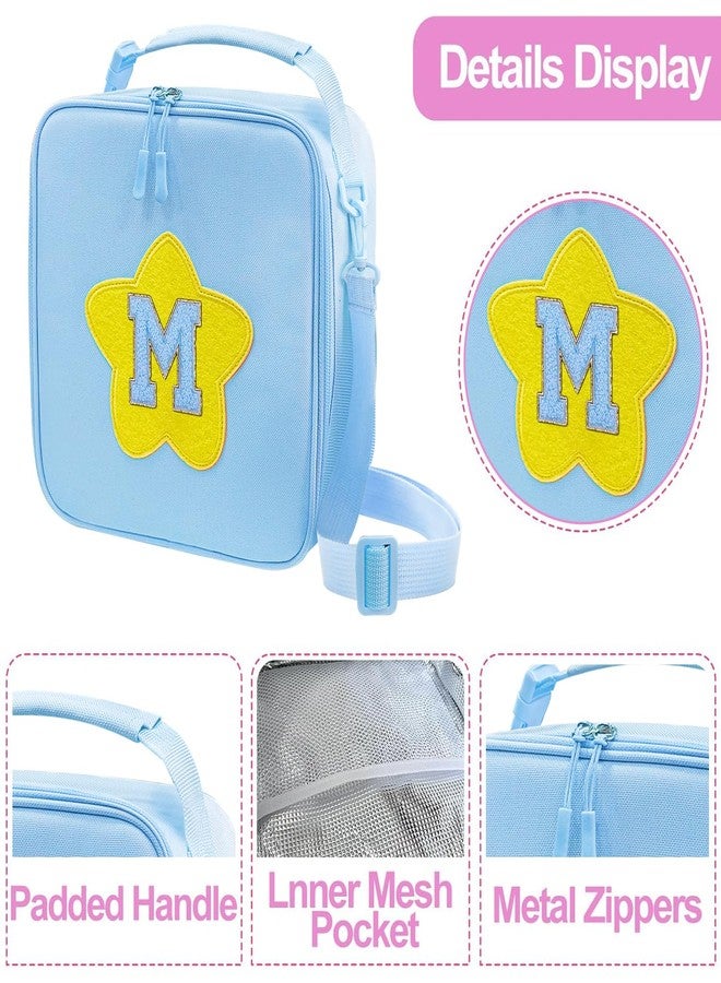 WOBAGMEN Insulated Lunch Bag for Work, School (Blue, M) - Image 3